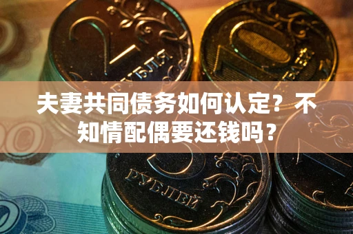 北京夫妻共同债务如何认定？不知情配偶要还钱吗？