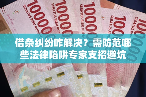北京借条纠纷咋解决？需防范哪些法律陷阱专家支招避坑