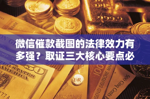 北京微信催款截图的法律效力有多强？取证三大核心要点必须知道！