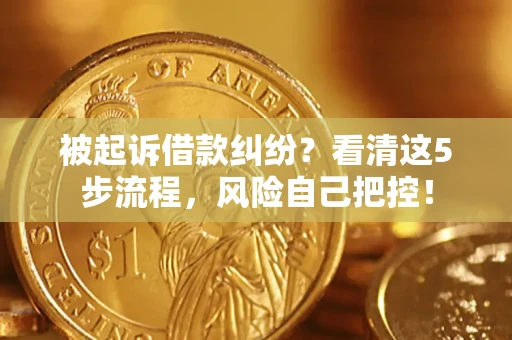 北京被起诉借款纠纷？看清这5步流程，风险自己把控！