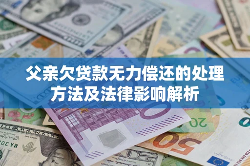 北京父亲欠贷款无力偿还的处理方法及法律影响解析